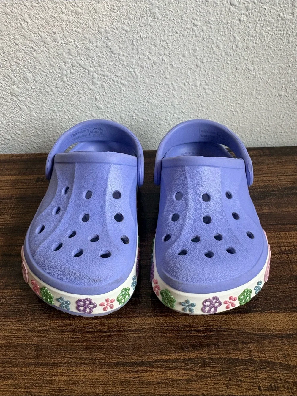 Crocs Girls Bayaband Flower Band Clogs